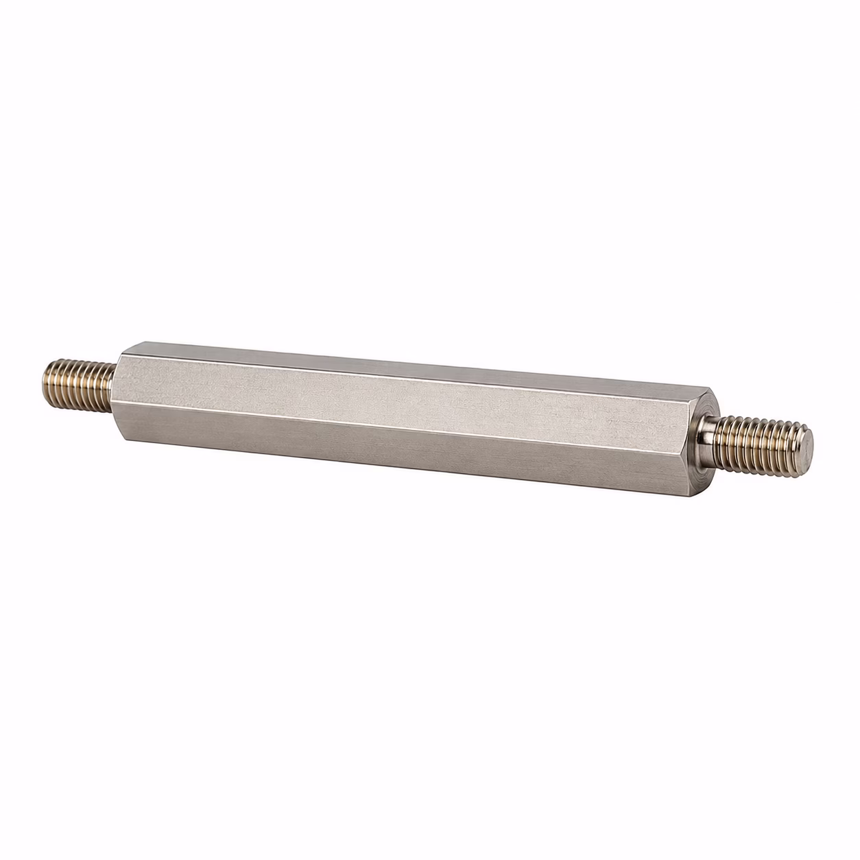Standoffs M4 X 55 Hex Male / Male Brass Nickel Plated