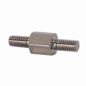 Standoffs M4 X 8 Hex Male / Male Brass Nickel Plated