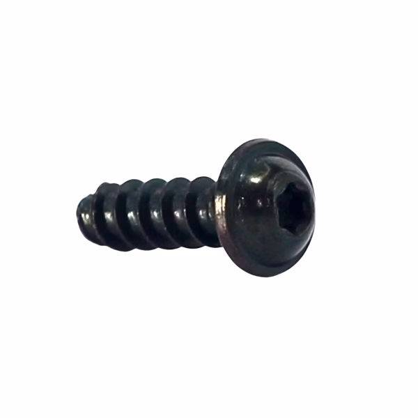 Screws For Plastics 2.5 X 8 Pan Flange Torx Steel Black