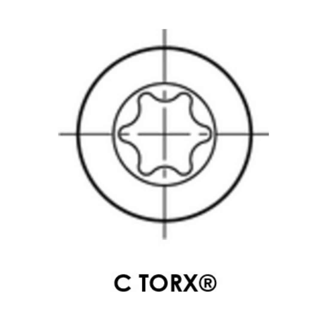 Diagram showing PT Series Torx design