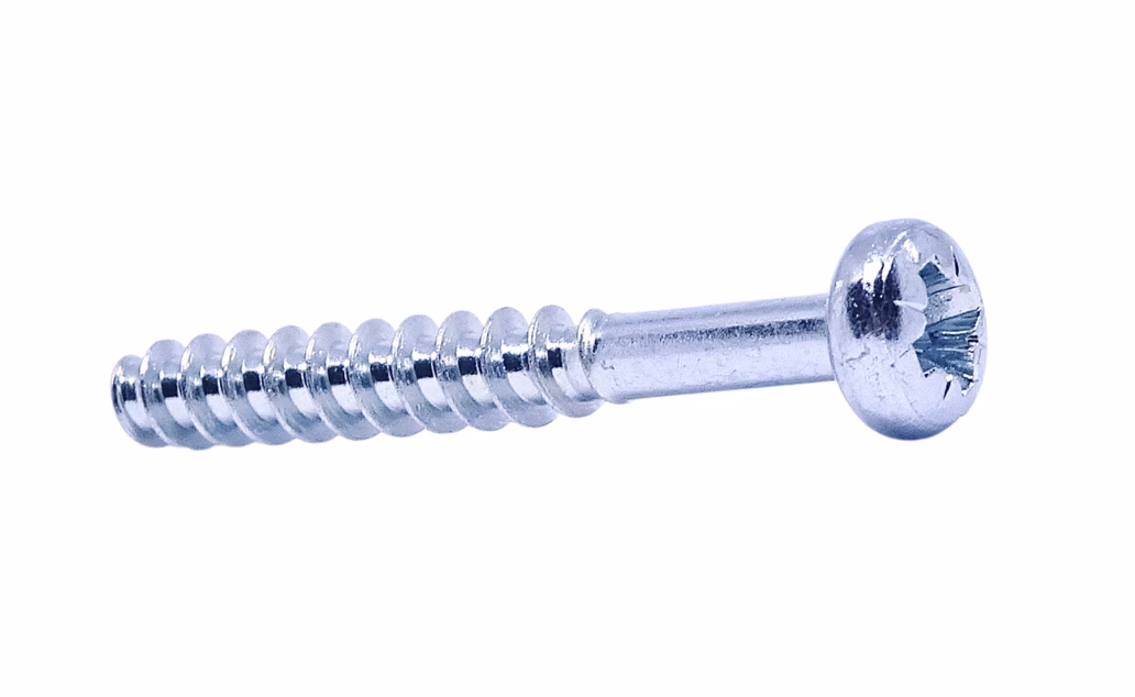 Thread Forming (PT) Screws For Plastics 4.0 X 30 Pan Pozi Steel Zinc Plated (WN1412KB40X30Z)