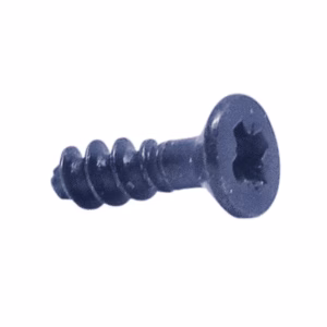 Thread Forming (PT) Screws For Plastics 2.5 X 8 Countersunk Pozi Steel Black Zinc Plated (WN1413KB25X8ZB)